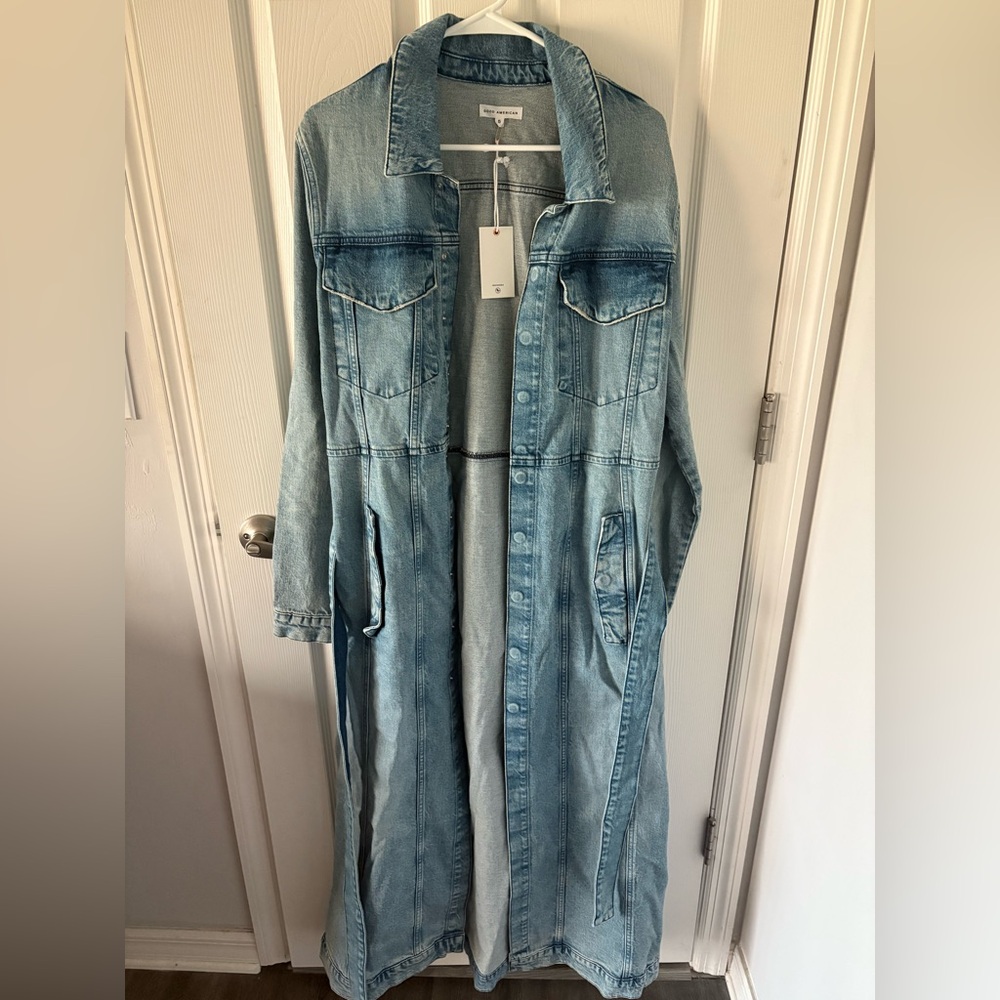 NWT Good American Denim Maxi Dress - 2XL - Picture 2 of 5